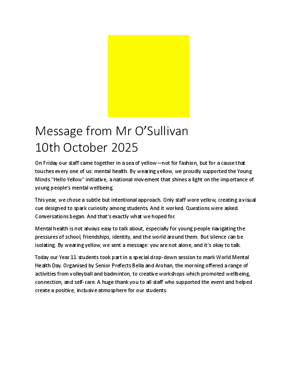 10 October 2025